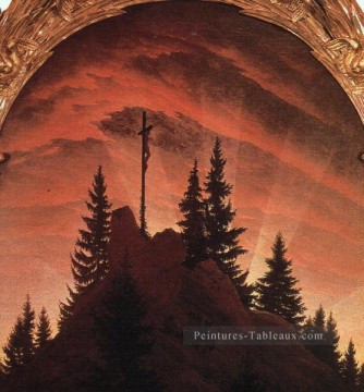 romantique romantisme Tableau Peinture - La Croix dans les Montagnes romantique Caspar David Friedrich